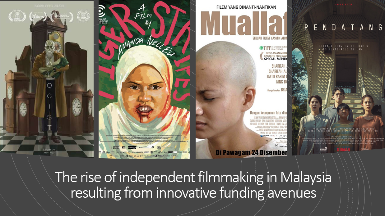 The Rise of Independent Filmmaking in Malaysia resulting from Innovative Funding Avenues (and the Ultimate Beneficiaries)